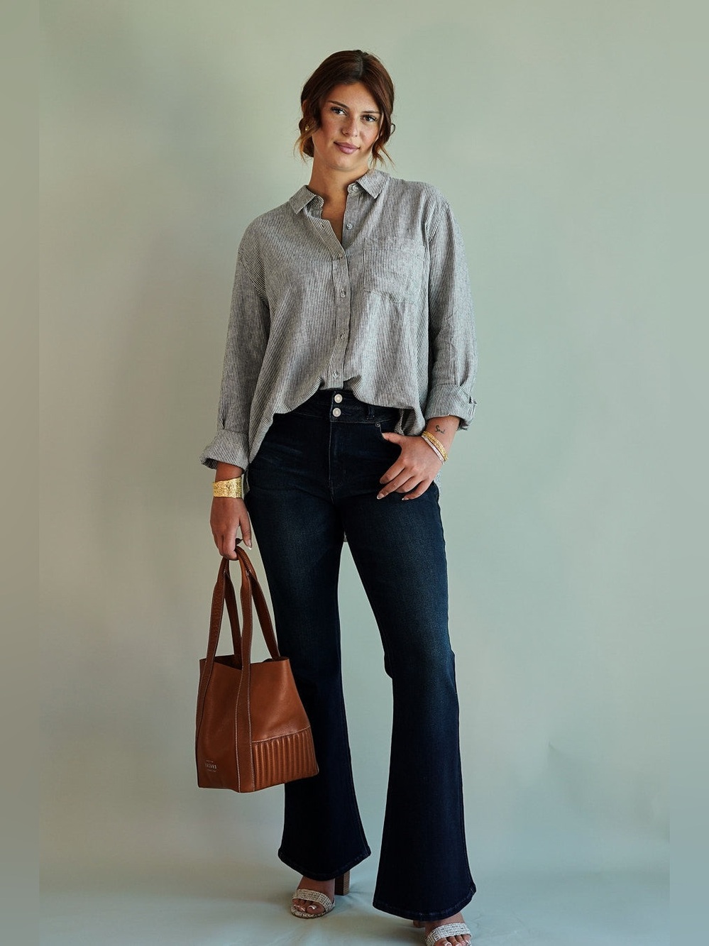 Gentle Fawn Arabella Striped Button Down Shirt